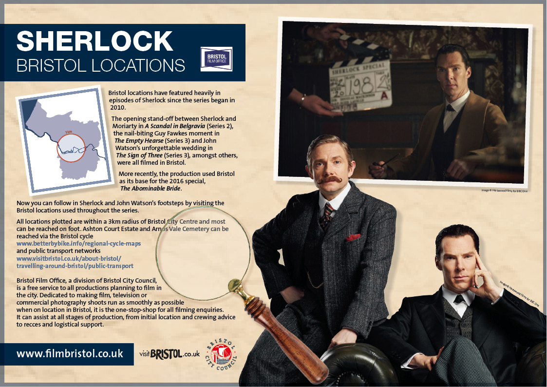 Download printable Sherlock Location Trail map