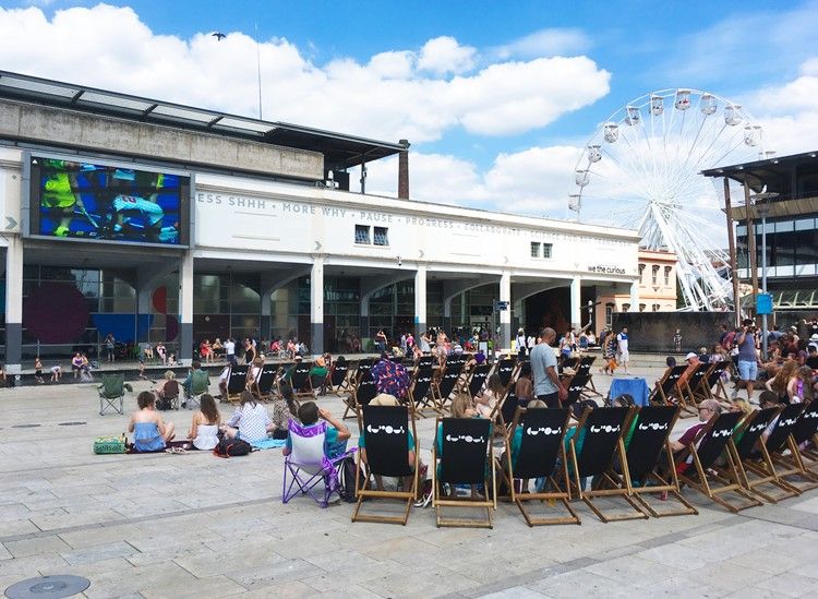 Big Screen on Bristol's Millennium Square