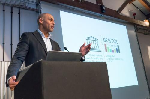 Mayor of Bristol Marvin Rees presents Bristol, UNESCO City of Film